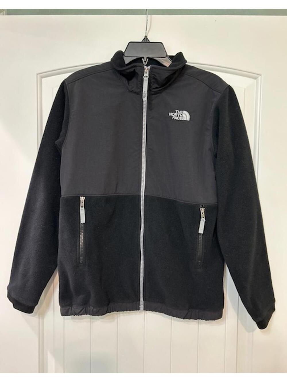The North Face Boys XL 18/20 Black Full‑Zip Jacket 🧥Cozy * Warm * GUC